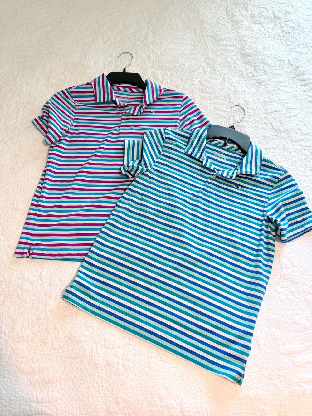 Vineyard vines performance polo shirt set boys size small 8-10